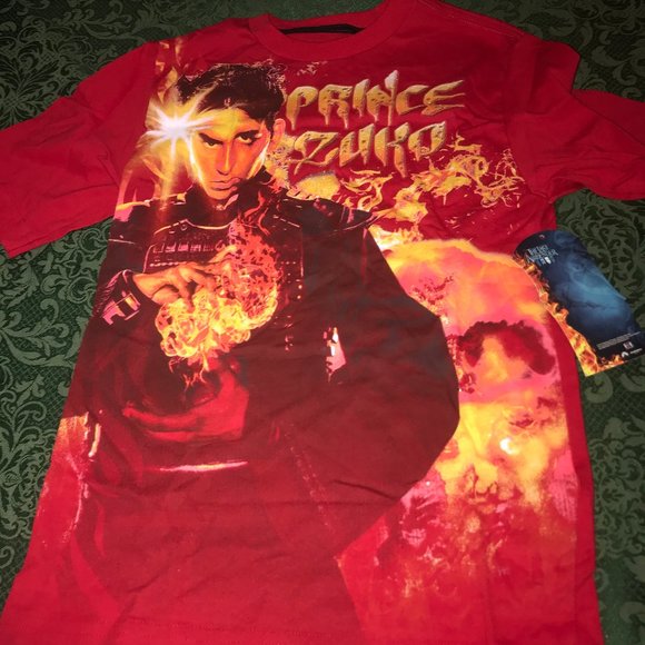 NWT last airbender Prince Zuko shirt 8 top tee - Picture 1 of 3